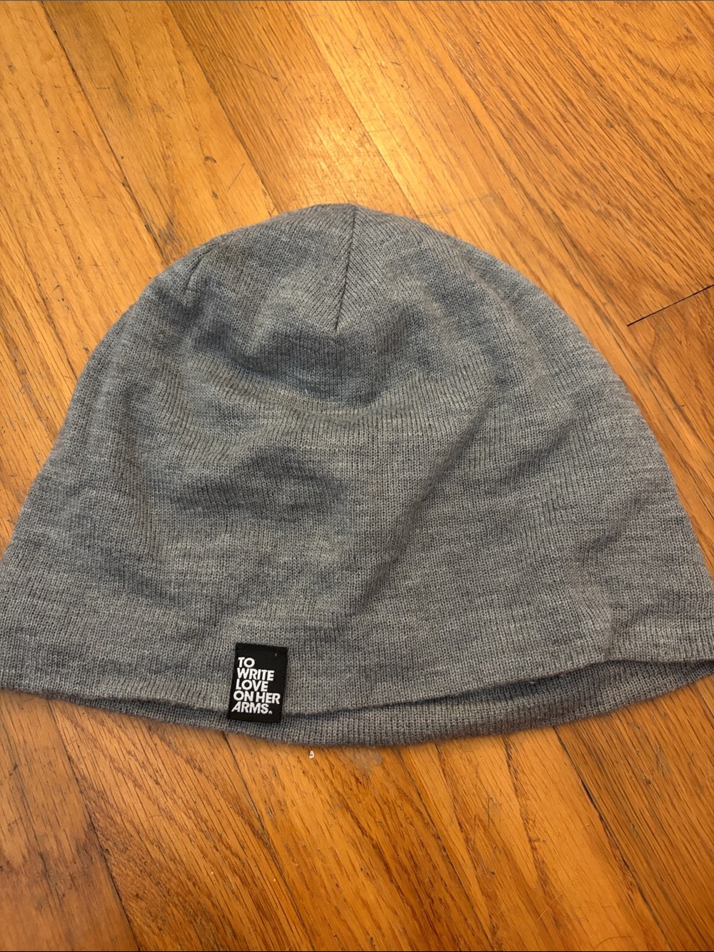 To Write Love Beanie - Gray Men's Knit Hat